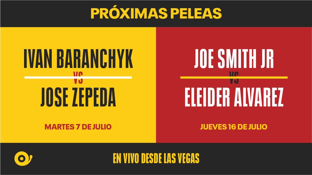 canalspace's tweet photo. ¡En Julio vuelve el #Boxeo en VIVO por #CombateSPACE! 🥊 El Martes 7 #BaranchykZepeda y el Jueves 16 #SmithAlvarez serán los protagonistas ¿Quiénes son tus candidatos? https://t.co/H63PChDVSF