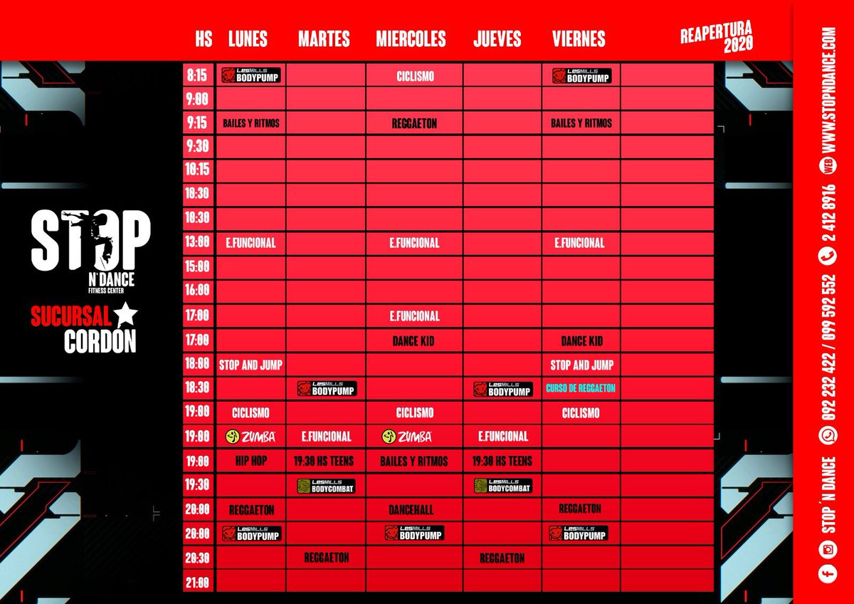 stopndance's tweet photo. ¿Que clases vas a tomar? 🤔 
Te dejamos nuestros horarios y venite a la que más te cope! https://t.co/O0e7nRat3N