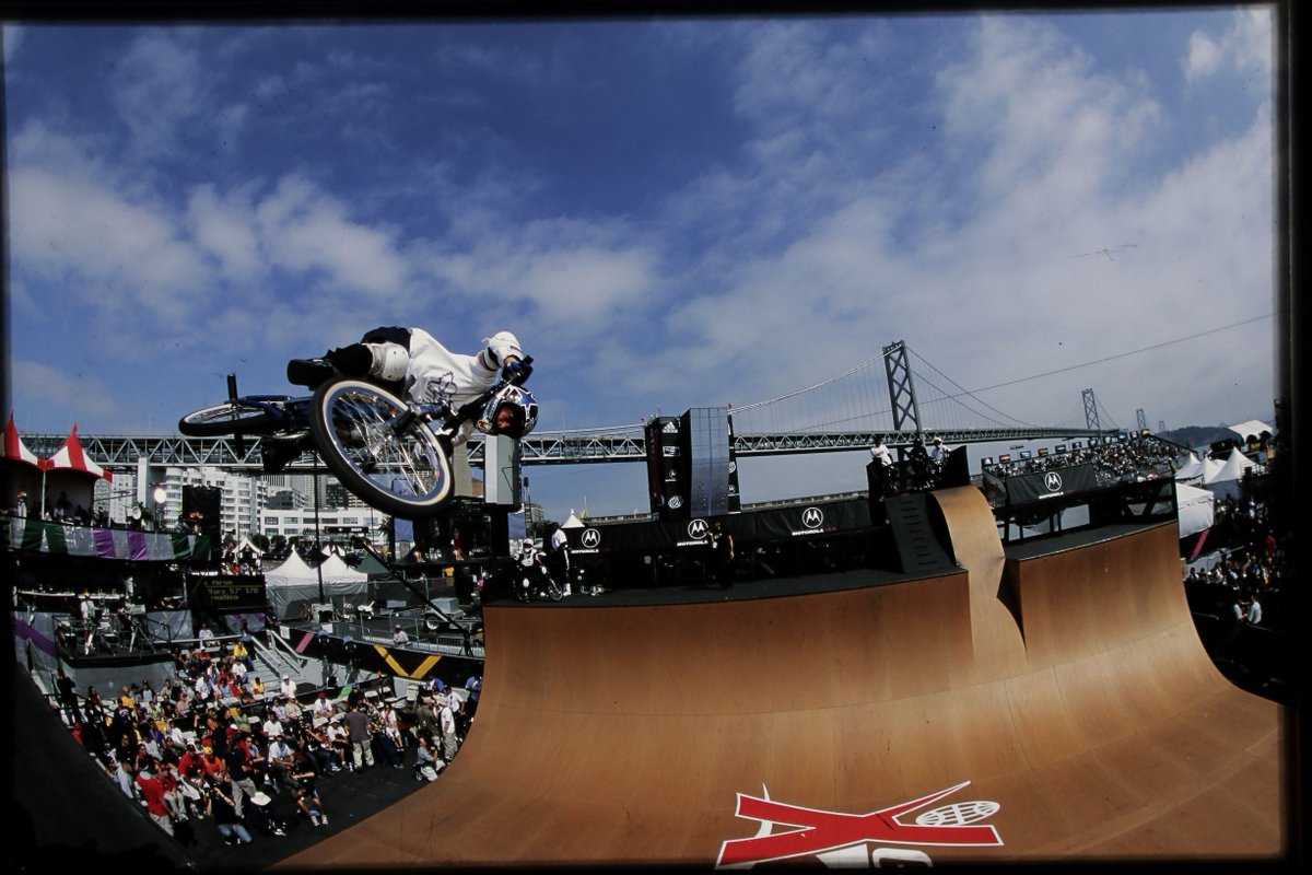 onlyinsf's tweet image. We’re proud to celebrate the 25th Anniversary of the @XGames – here’s a look back at some special moments in 1999 including Tony Hawk’s historic 900 at Piers 30/32 in San Francisco. What are your favorite X Games moments? #xgames25 #onlyinSF
