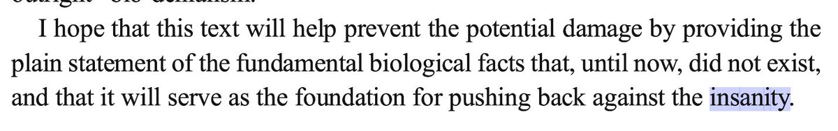 17/20 - The whole paper is little more than an opinion piece into which someone has accidentally copy/pasted part of a genetics text-book (a mistake now known as a "reverse Rowling").And it makes no effort to hide this, referring to opposing arguments as "dogma" and "insanity".