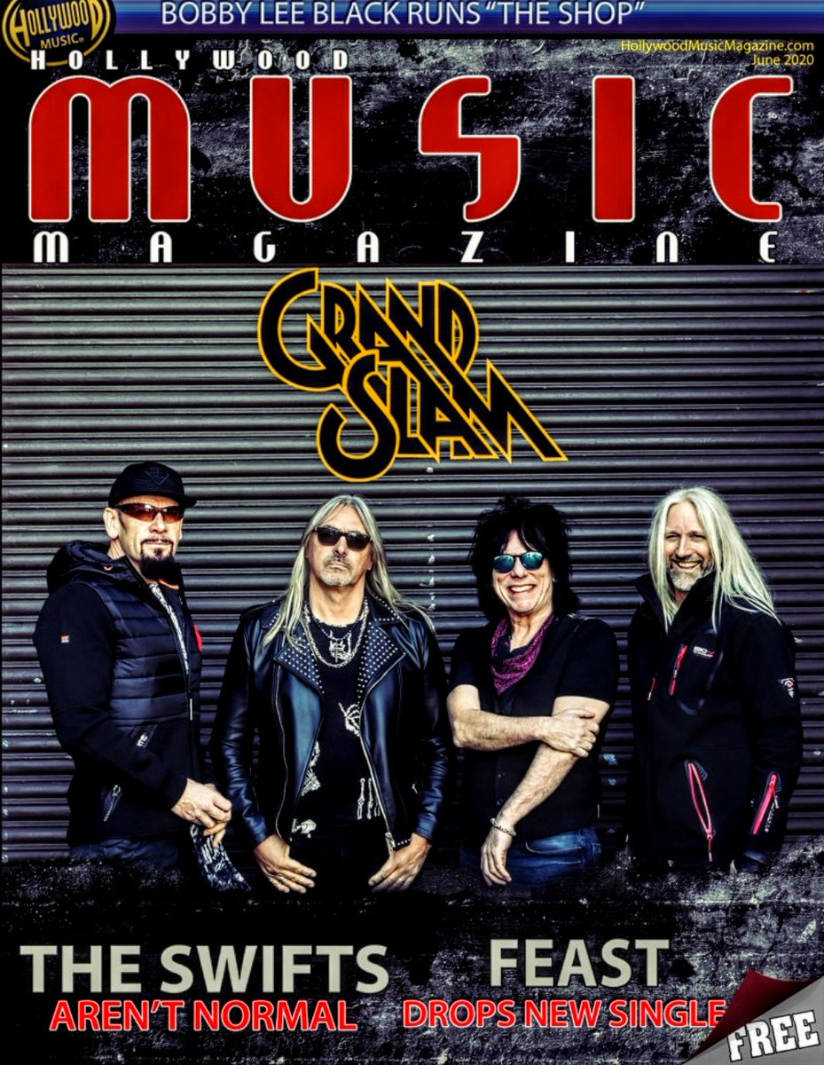 Grand Slam, feature cover and interview with Hollywood Music Magazine. hollywoodmusicmagazine.com/headline/grand…
#unlocktherock #hittheground #MusicGalleryInternational #GrandSlamrocks #GrooveyTV #Duffpress
