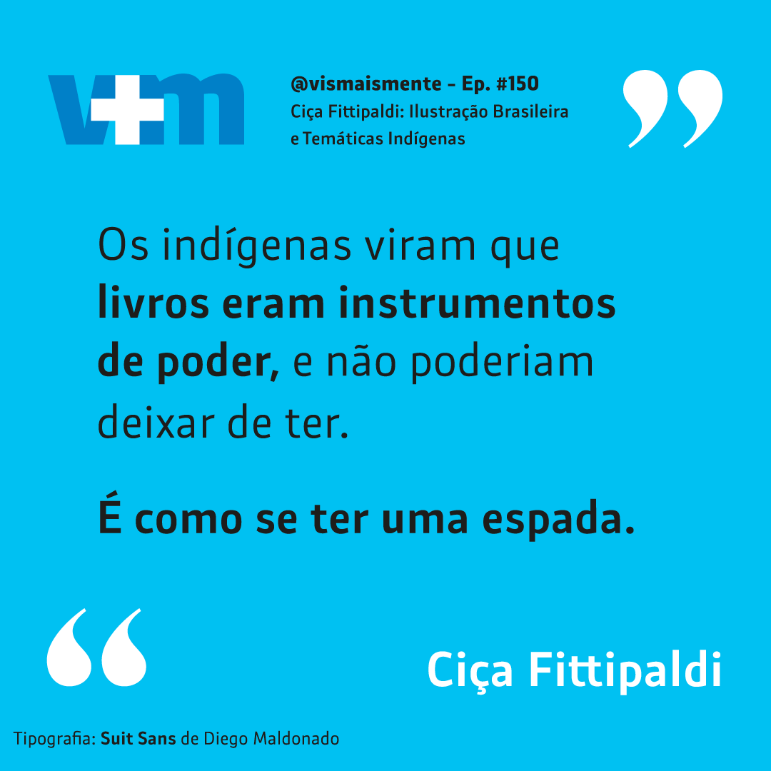 vismaismente's tweet photo. O podcast dessa semana contou com a participação da grande Ilustradora Ciça Fittipaldi. Durante sua carreira se dedicou à cultura de comunidades indígenas brasileiras.
https://t.co/5T9xDMFlQA #podcast #visualmente #design https://t.co/uKn5z5JKSv