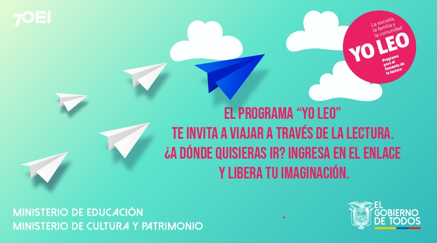 Ministerio de Educación del Ecuador on Twitter: "#YoLeoEc | La lectura es  una forma de habitar el mundo. Invitamos a todas las niñas, niños y  adolescentes a viajar a través del maravilloso