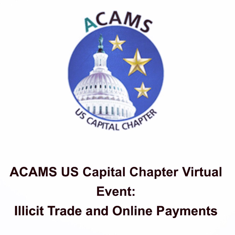 Join us for our next virtual event on July 15th as we partner with George Mason University’s Transnational Crime and Corruption Center (TraCCC). Register by July 13th via the ACAMS website!
