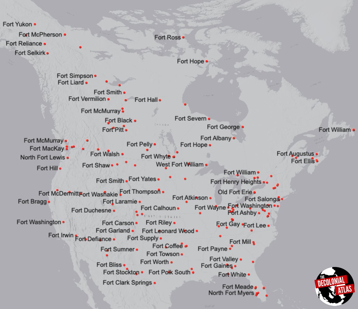 Settlers live on a continent full of places named Fort, but refuse to admit that it's stolen land. Like, what do you think all those forts were for?