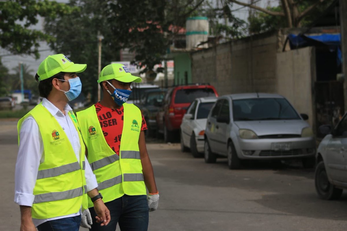 Los <a href="/GorrasQroo/">Gorras Amarillas Quintana Roo</a> continuamos llevando el apoyo alimentario, hoy recorrimos la Colonia del Bosque y la Mártires Antorchistas, ambas en #Chetumal. 
<a href="/CarlosJoaquin/">Carlos Joaquín</a> 
#JuntosSaldremosAdelante