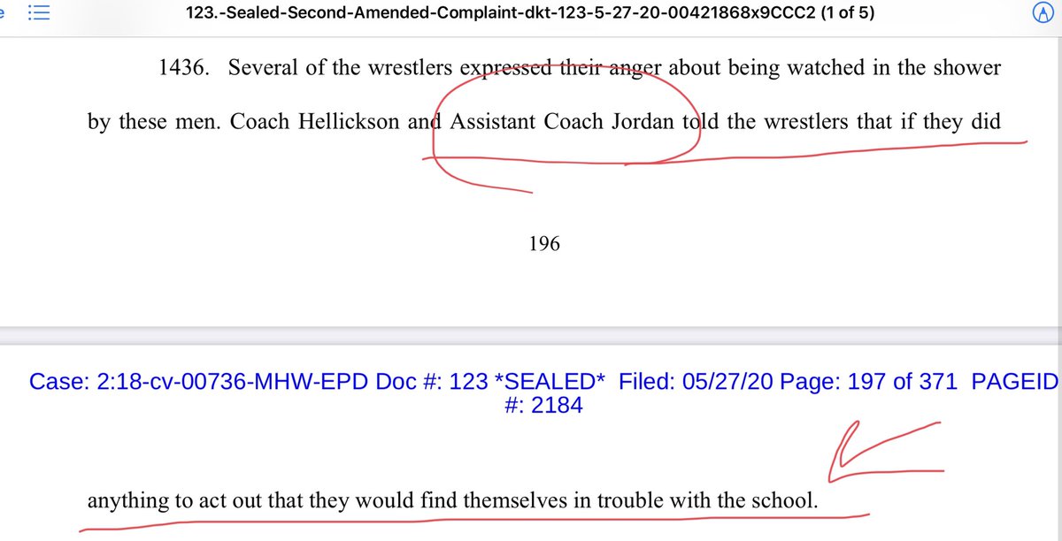 Wrestlers expressed anger at this “watching by older men”. Hellickson and Jordan told the wrestlers that if “they did anything to act out that they would find themselves in trouble with the school”.They failed to protect their students. By law, they didn’t do their job.