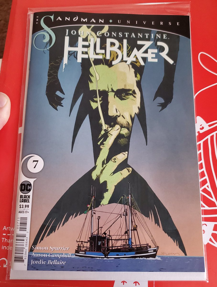 Got my comics in the post today! This new #JohnConstantine #Hellblazer #7 Cover is a Thing of Absolute Beauty! 😍 I cannot wait to read it later this evening! @olmancampbell @whoajordie @sispurrier