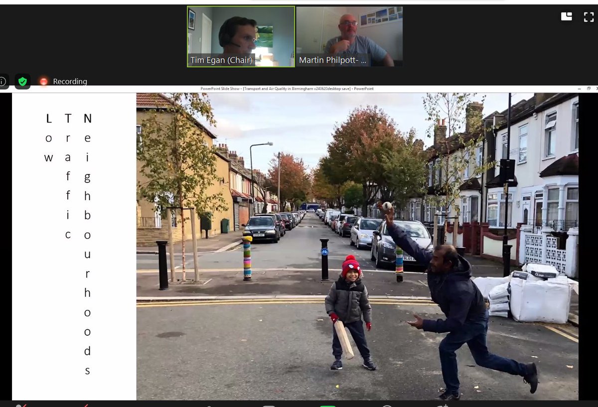 Now for  @timegan1995 and Martin Philpott of  @SustransWMids on  #LowTrafficNeighbourhoods ...