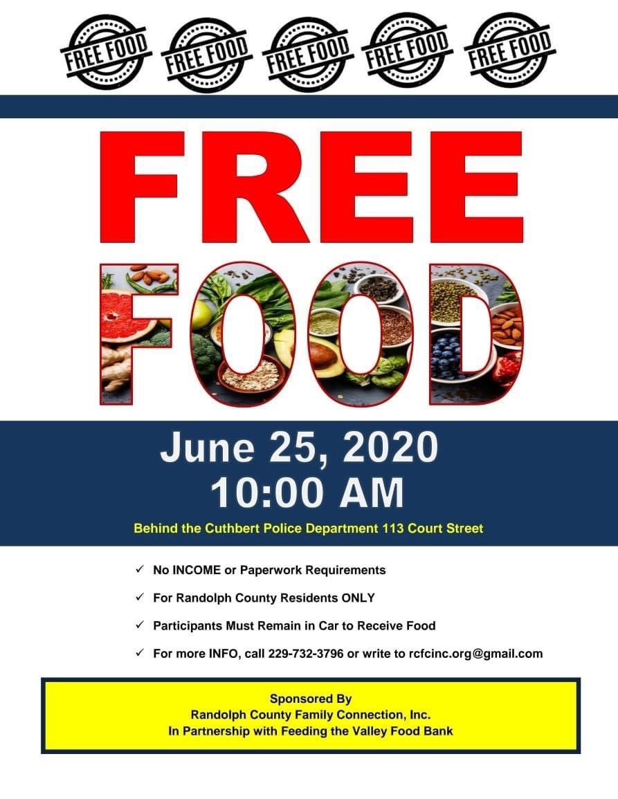 UnitedWaySWGA's tweet photo. Randolph County Family Connection is hosting a food distribution tomorrow at 10am! #LiveUnited #GOFIGHTWIN #SWGAStrong #UnitedWeFightUnitedWeWin https://t.co/57XZ5BkH9Q