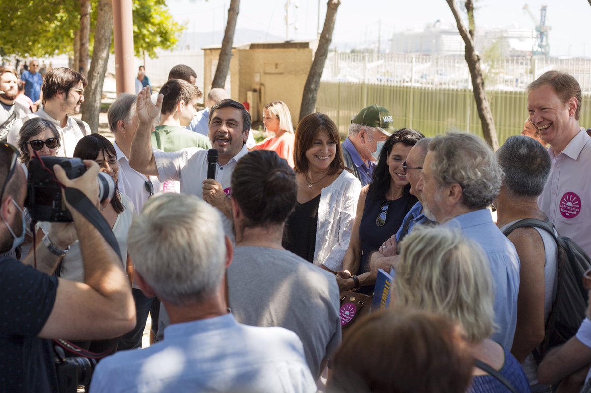 MicheleRubirola's tweet photo. Un jeune du 15-16 m’a dit aujourd’hui «le système politique clientéliste nous maintient dans la misère». Avec #JMCoppola nous voulons gagner #Marseille pour faire gagner les quartiers Nord. Les Marseillais au Nord méritent autant, sinon plus, de vivre dignement dans notre ville. https://t.co/bl5z6CL75p