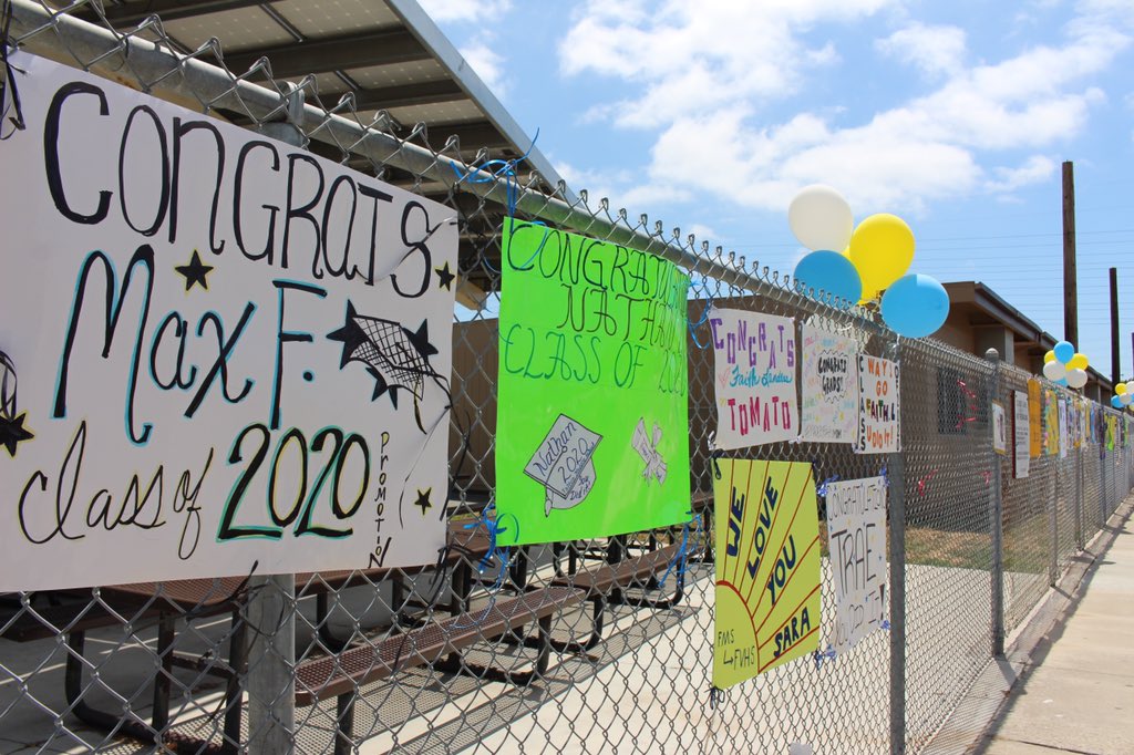 More pictures from last week’s social distancing promotion drive thru. Way to go Falcons!!!! <a href="/FultonMiddle/">Fulton Falcons</a>