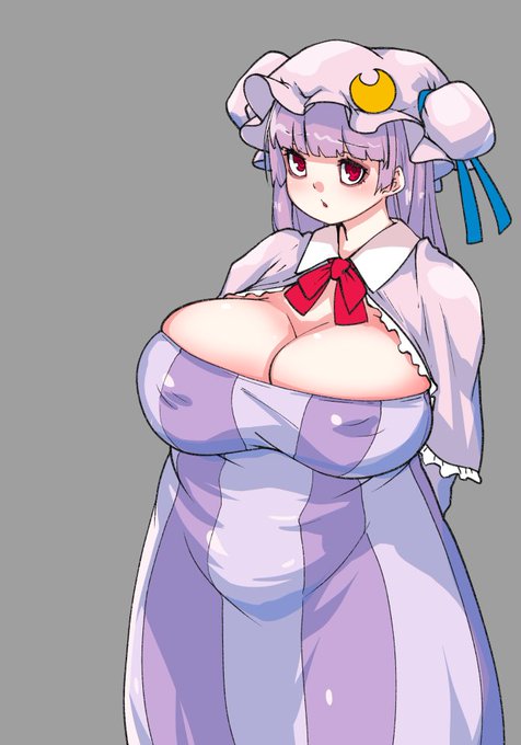 脱いだらきっと
おっぱいとお腹がだらしないパチュリー(途中)

脱衣差分作成予定 