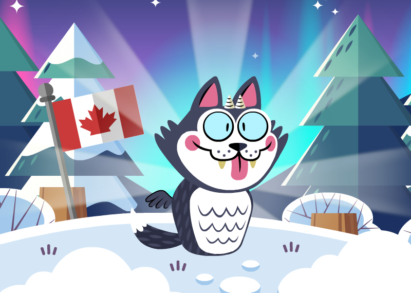 Keep your eyes peeled there's a VICIOUS....ly cute Dragon that's been spotted around these parts. Rumor has it, their name is Huggles ⭐⭐⭐, and its a Canadian Dragon. Has anyone seen this snow loving Dragon?! Hurry though, Canada Day is July 1st, and that might be gone after!