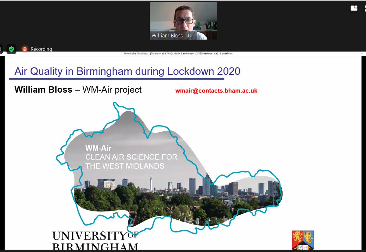 Next up Bill Bloss of  @WMAir_UoB ...