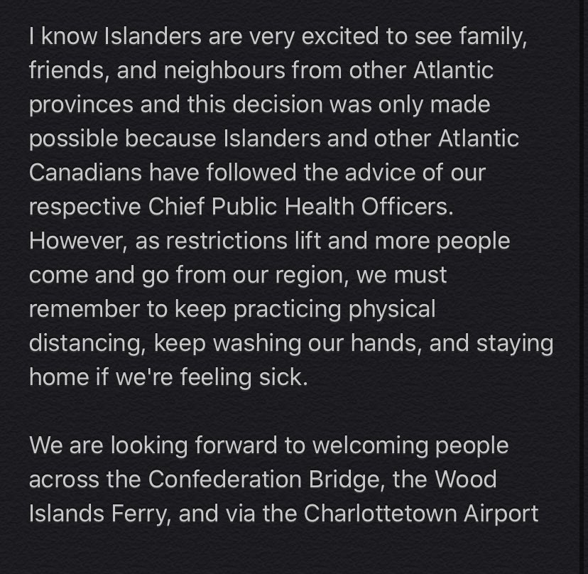 dennyking's tweet image. After a lot of hard work and collaboration with our Atlantic colleagues, an #AtlanticBubble will begin on July 3rd