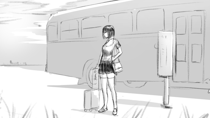 旅を出たい落書き。
寝る( ˘ω˘)スヤァ 