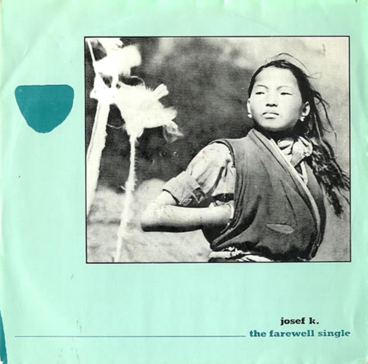 The Art of Album Covers .Dolma, a Tibetan girl from Chumbi Valley.Photo by Pietro Francesco Mele .Used by Josef K. on The Farewell Single.Released 1982.