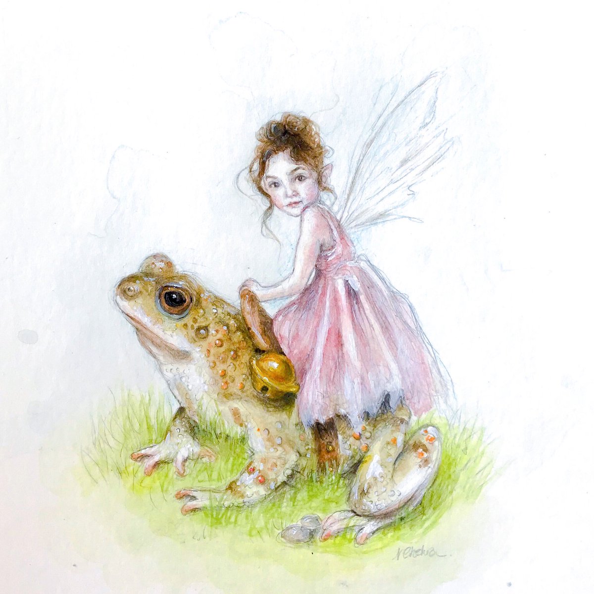 nchohra_artist's tweet photo. Its International Fairy Day! Sending you lots of hugs and sparkles✨
.
.
.

#junefae #watercolour #watercolor #fairy #fairies #faeries #faefolk #elf #internationalfairyday #elemental #naturespirit #characterdesign #illustration #magicalcreatures #fantasy #visiblewomen https://t.co/W0uCQZWxZg