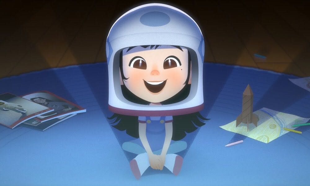 "One Small Step" received RIIFF's Oscar-qualifying grand prize for best animation and went on to be nominated at the 91st Academy Awards for Best Animated Short Film. The film presents the story of a Chinese-American girl who dreams of becoming an astronaut.