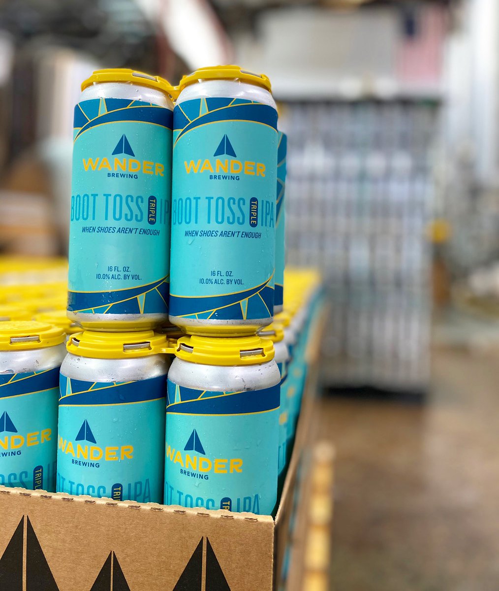 WanderBrewing's tweet photo. Itโs been four and a half years. Boot Toss Triple IPA makes its triumphant return this Friday, 6/26.
#youasked #andasked #andasked #sohereitis #wanderbrewing https://t.co/IF9TOgtKOk