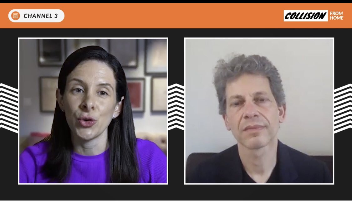 JaneZitomer's tweet photo. “Companies are their own spin machines and what we do is very different.” -@Jessicalessin talking about the relationship between news and tech @CollisionHQ https://t.co/YWQJp0fM95