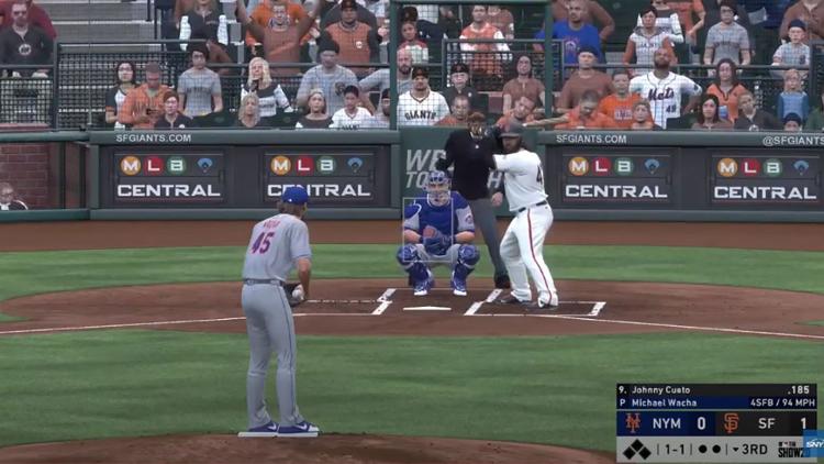 causeweremets's tweet photo. WATCH: Mets take on Giants on MLB The Show https://t.co/iH1d99q2Ea https://t.co/XmBVABEdm7