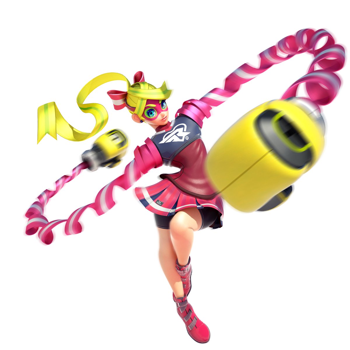 Third, playability in ARMS (for new players) I think goes to Ribbon Girl. She has increased air mobility which is super good for beginners. It teaches you the value of using movement in relation to dodging vs attacking while giving you tons of leeway to punish.