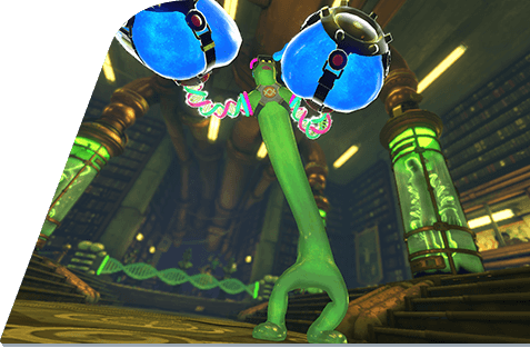 Helix is just.. uh... weird... and would have a tough time combining what makes him unique and portraying what ARMS is all about because... he can’t jump. Well... he can, but he chooses not to I guess.