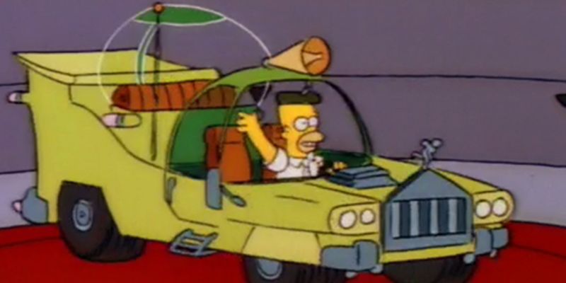 JustinErlich's tweet photo. Is it me or does @Tesla's new cybertruck look like a sleeker version of the car Homer designed in @TheSimpsons back in 1991. Perhaps like many innovators, Homer was just too ahead of his time...
https://t.co/KKPKG4dTam https://t.co/YtF13dHVhS