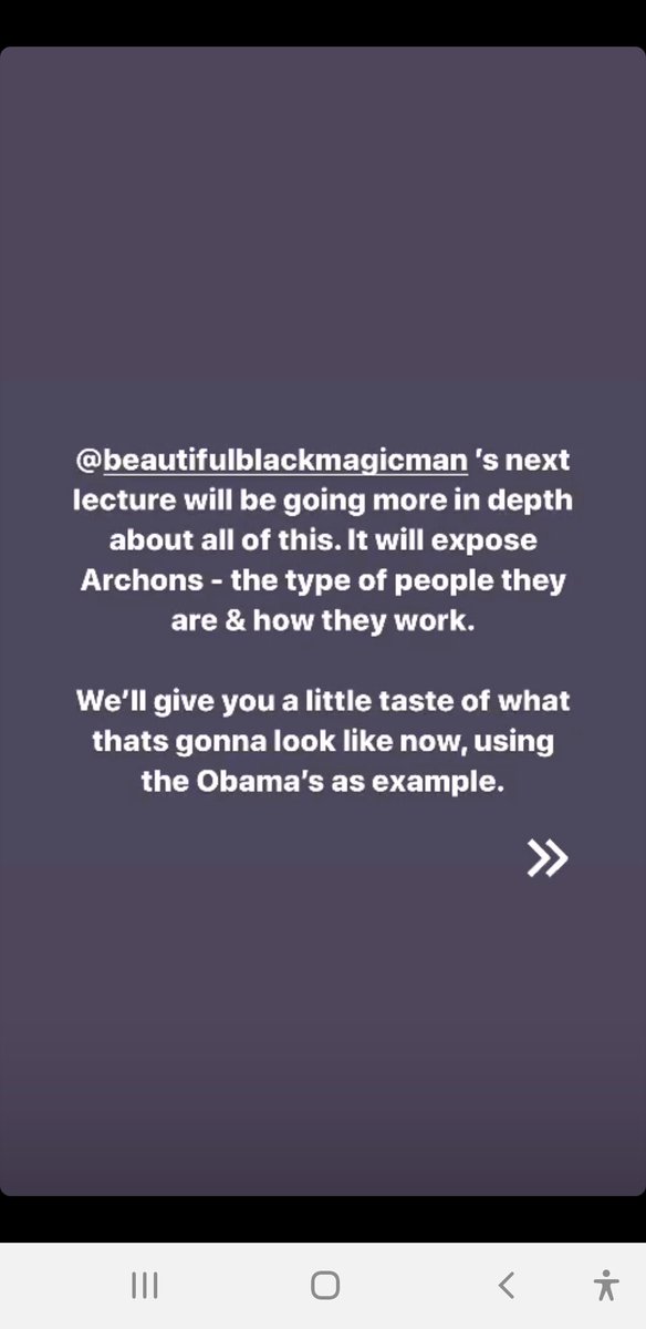 even then i thought she was being metaphorical. there's a *chance* she still means it that way, but it's slim. her instagram has a looooong story about Archons (the "evil spirits driven out" in Bible stories, more literal in Gnosticism). which could still be metaphorical here