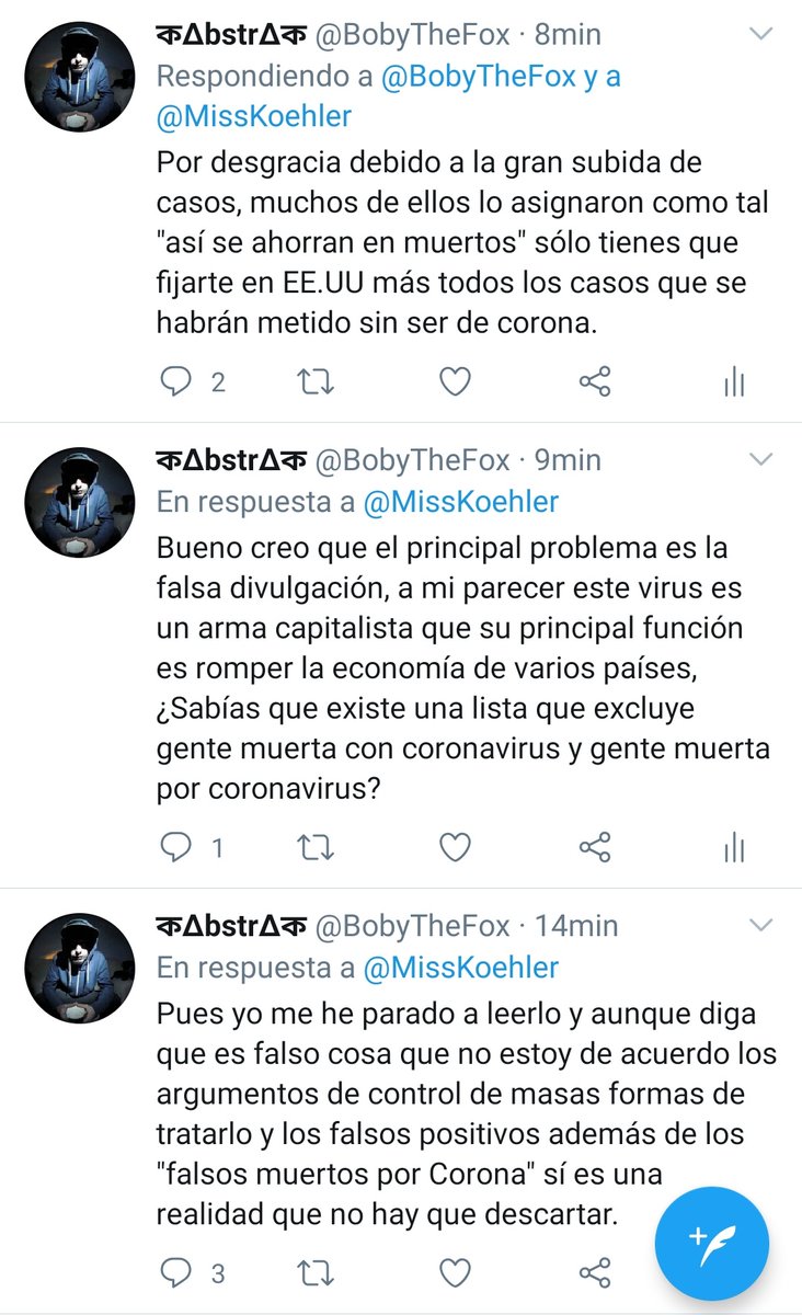 BobyTheFox's tweet photo. Estás son las cosas que no entiendo de tw, uno intenta ser neutro y ver las dos caras de la moneda y hay gente así. https://t.co/QP8kHiI7jk