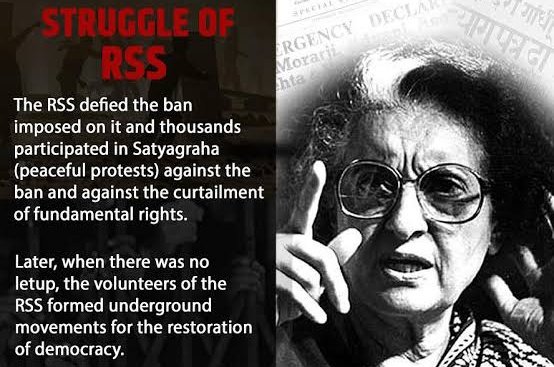 Indians, never forget June 25, 1975; a dark day in India’s history on which Indira Gandhi imposed  #Emergency which lasted for a period of 21 monthThe main target of Indira was not the political parties & their leaders but RSS.  #IndiaDeservesToKnow1/5