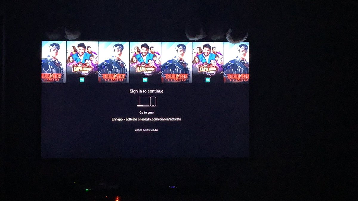 makkaroo12's tweet photo. @SonyLIV i use a firestick however am unable to configure the same as i dont see any code to authorise my device. Can you pls help asap https://t.co/ArxHHXB00C
