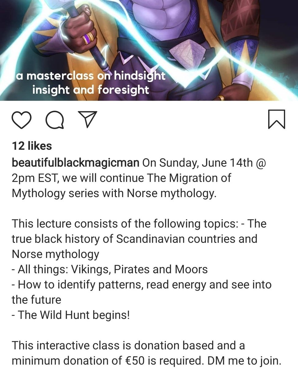 This particular lecture apparently goes into how to read the future!