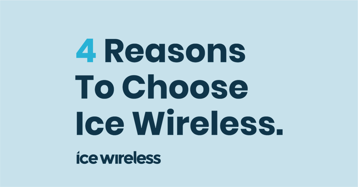 icewireless's tweet photo. Sure, there are more than one hundred reasons why you should choose #IceWireless for your next phone provider. Here are our favs. 👇

💸 Low rate plans
🧳 No travel fees
👏 Extra data when roaming
📱 Unlimited NA call and text

#IceWireless #FreeTheNorth #ServiceProvider https://t.co/867pPxNjSt
