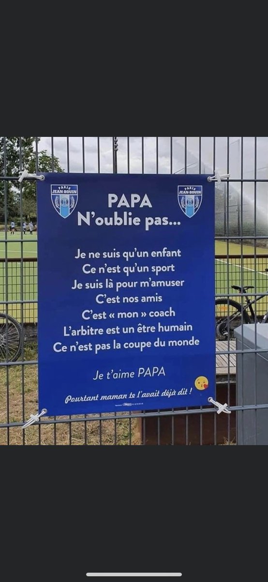 Amis parents n’oubliez jamais cela ...