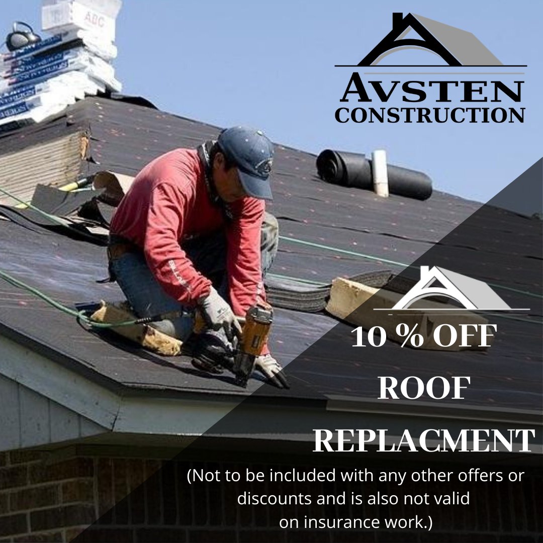 AvstenRoofing's tweet photo. Had enough of the rain leaking into your home and need your roof replaced? Now is the time with #AvstenConstruction! We are offering 10% OFF all roof replacements until June 30th. Don't miss out! Schedule for a free estimate today! #roofing
https://t.co/cNKd7FNw8L | 513-795-7467 https://t.co/02Vz37eCVM
