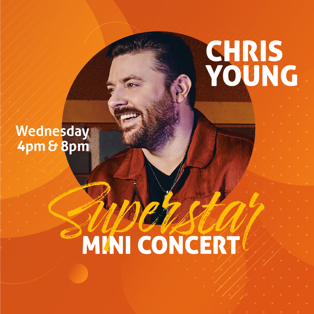 KICKS99's tweet photo. We're over here HANGIN' ON until 4:00 p.m., when Chris Young takes the virtual stage for our next Superstar Mini Concert Series! Join us on #Kicks99, or stream online, our free app, or your smart speaker! https://t.co/gSUyd0WT9r