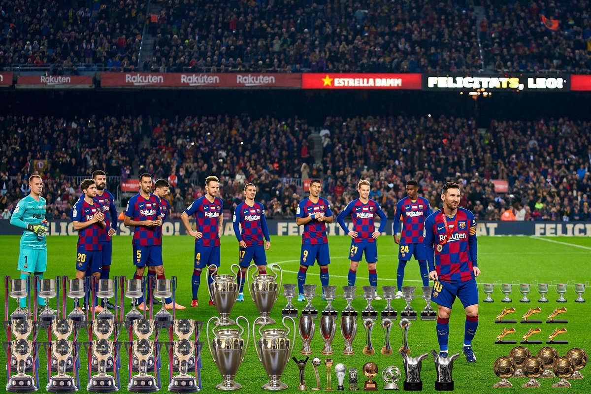 He deserved the award ‘GOAT’. He leaves us with good example. To stay humble and focus on your team. He never cared about individual awards, he wanted his team to win trophies. And he suceeded in that. He made Barcelona the club with most trophies in the history of football.