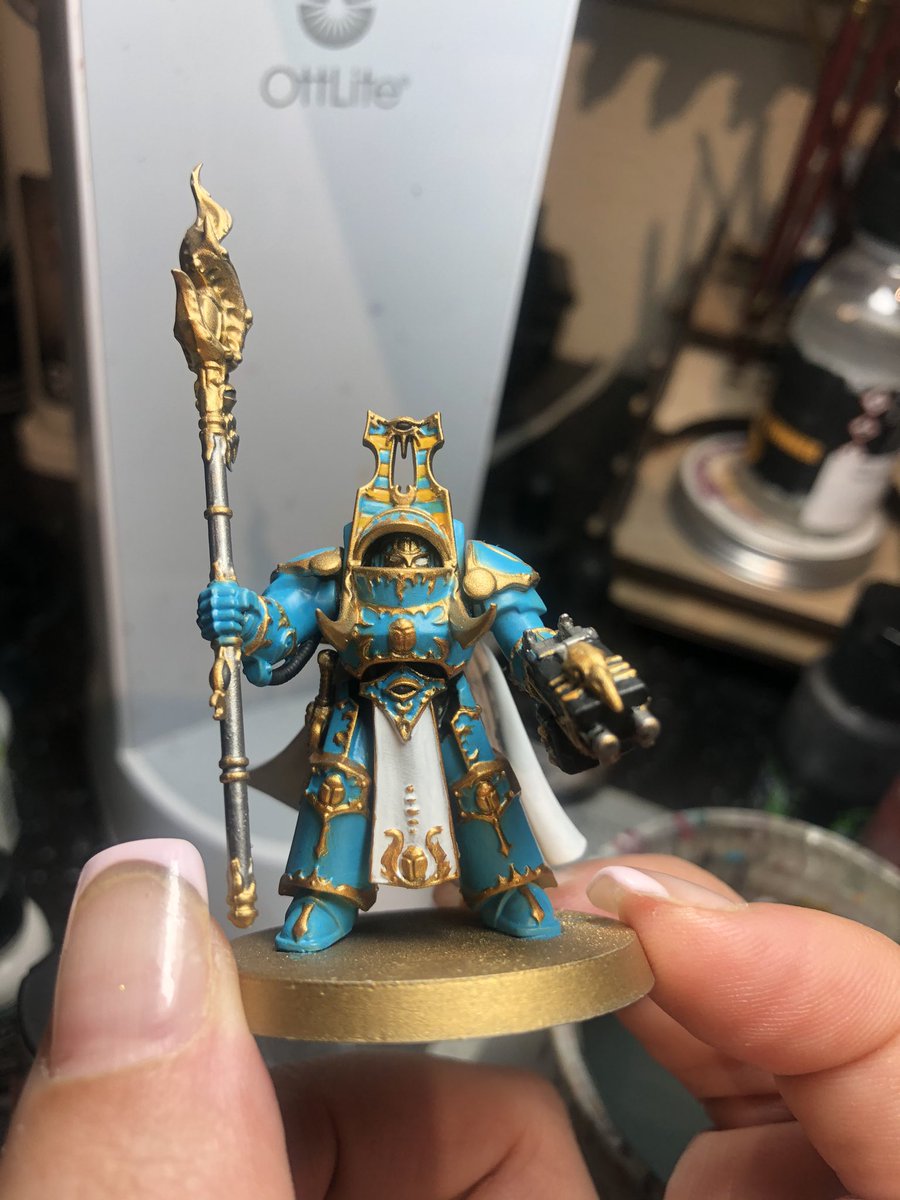 Metalhead_Minis's tweet photo. Thx to those who joined us for #metalmornings we had a great time on some #thousandsons #wipwednesday #PaintingWarhammer #WarhammerCommunity #Warhammer40K #TwitchStreamers https://t.co/5lV2VghoRY https://t.co/dG3oiBYzK9