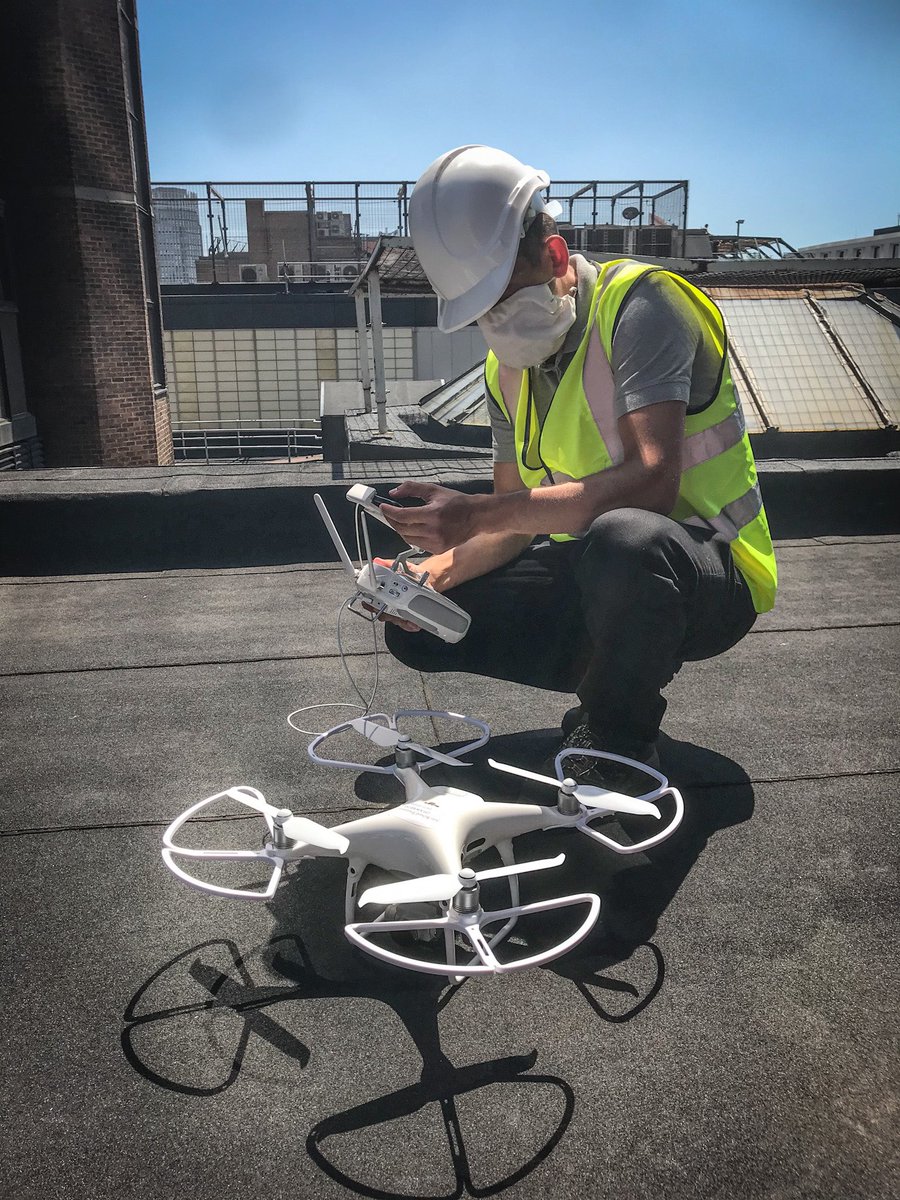 limewoodprod's tweet photo. First drone filming, post lockdown on the hottest day of the year so far! Lots of rubber stamping required for central London and the CAA. #drone #filming #phantompro4 #london https://t.co/vmqSFDTzI1