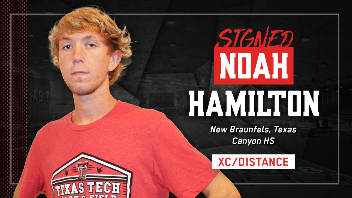 SIGNED TO THE T̶

Two-time all-district and 2019 state cross country qualifier <a href="/hamiltonnoah23/">Noah Hamilton</a> is on his way back to his hometown of Lubbock. 

🔴#WreckEm⚫