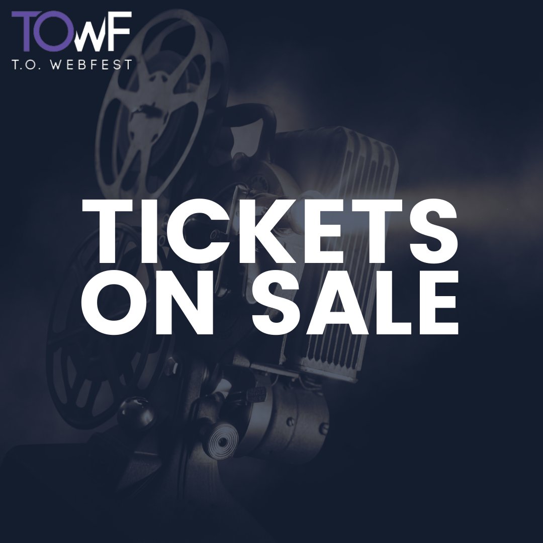 TOWebFest's tweet image. Tickets to T.O. Webfest 2020 are now available! Don't miss amazing web series, documentaries and podcasts in several categories - towebfest.com #filmfestival #towebfest #onlinefestival