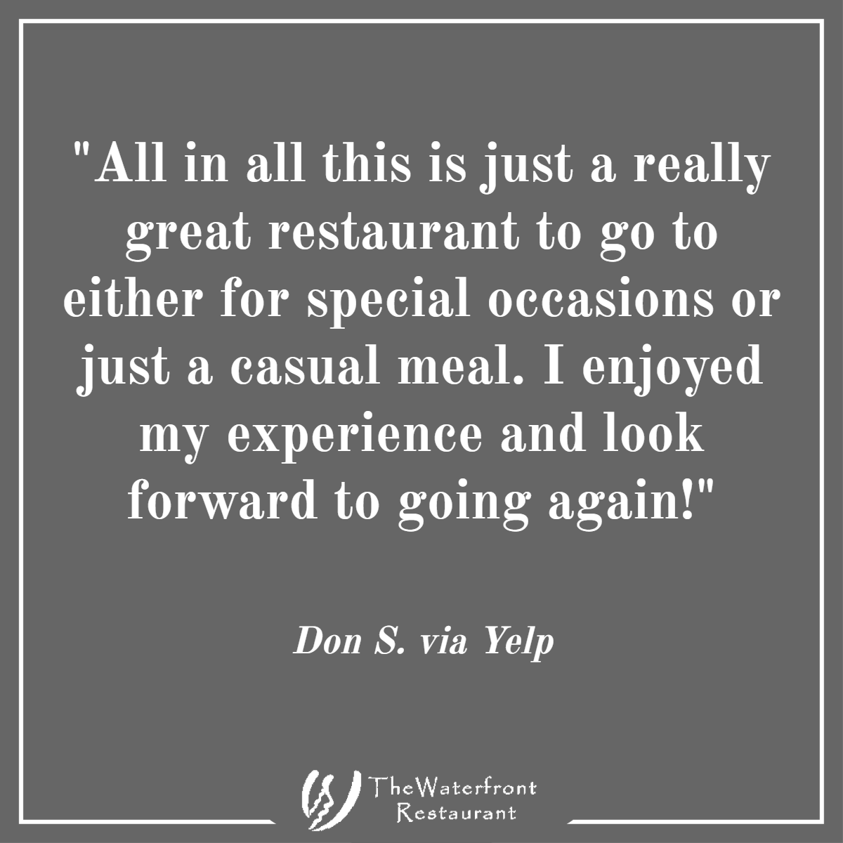 Waterfront Restaurant tweet media