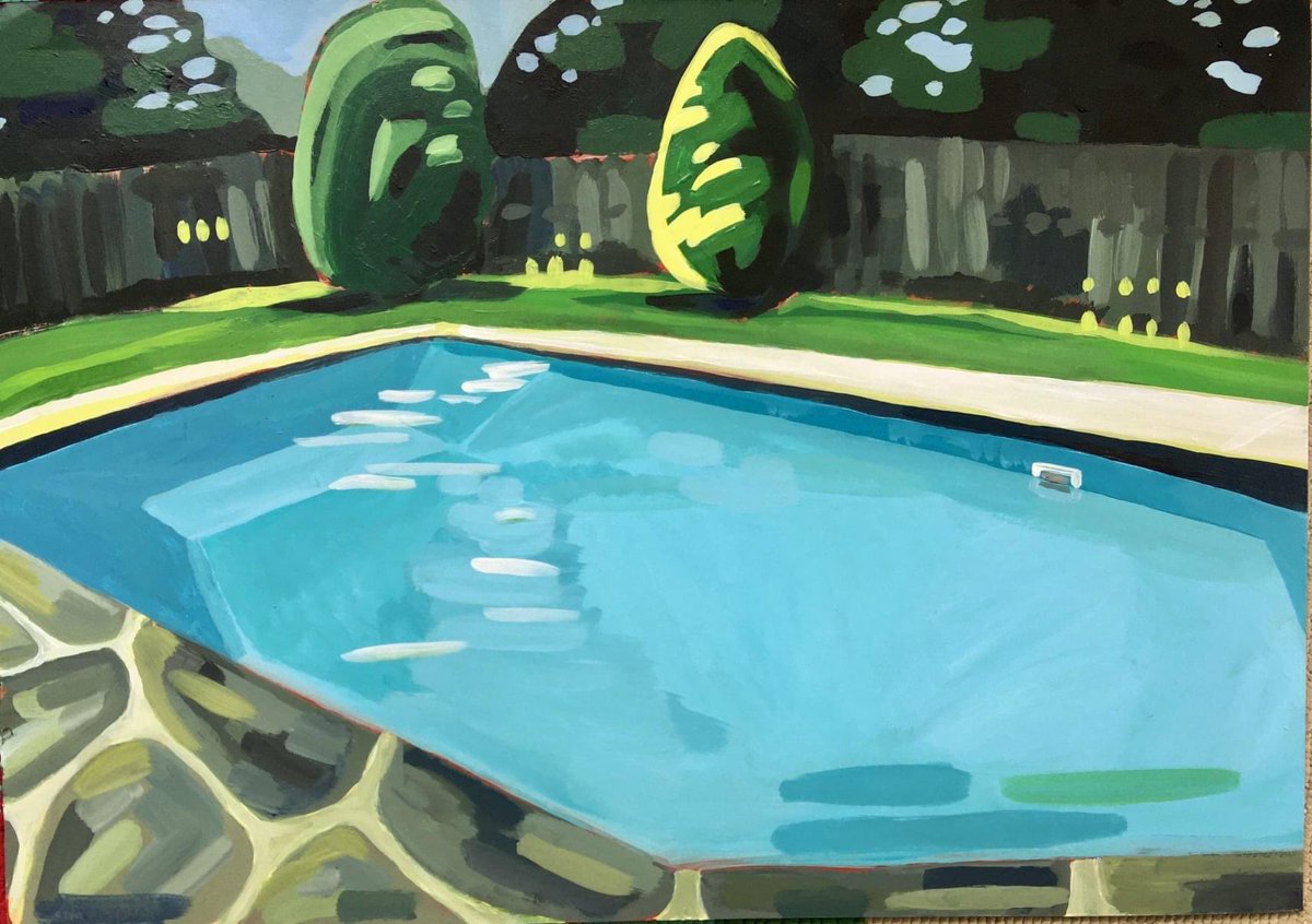 sfisherBCPS's tweet photo. Day 2 of our virtual &amp; socially distant Plein Air wkshp I wish you could hear the rich conversations @BaltCoPS Art teachers are having ❤️! https://t.co/oateobS7Cz