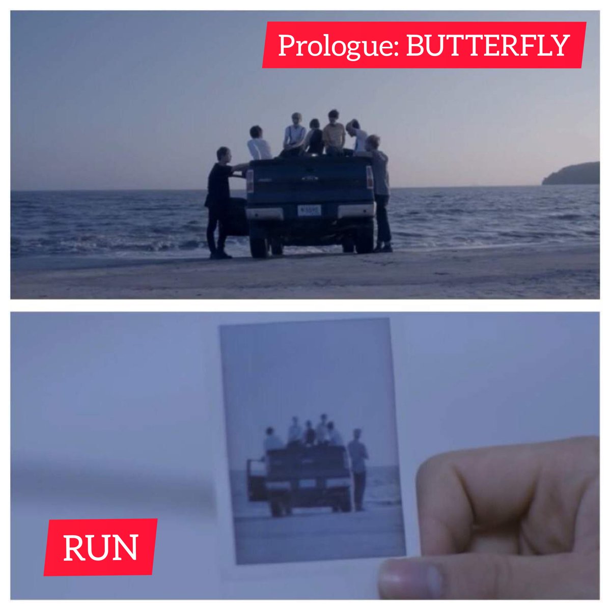 So I've been thinking about ways in which the lyric book are connected  I wasn't sure about this connection since the only link that I was able to find was between RUN and BUTTERFLY. But the truth is that every book is connected  https://twitter.com/__Samira7__/status/1274822036679000066