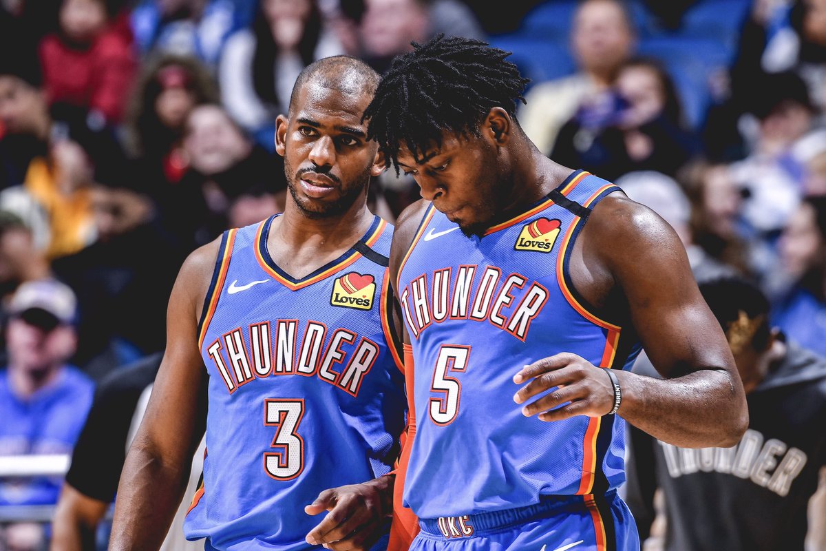 SunDevilHoops's tweet photo. 💪UGUENTZ D😤RT

congratulations to @luguentz on signing a multi-year contract with the OKC Thunder! 🌩

#ForksUp | #LeagueDevil https://t.co/QaXL1hh7kS