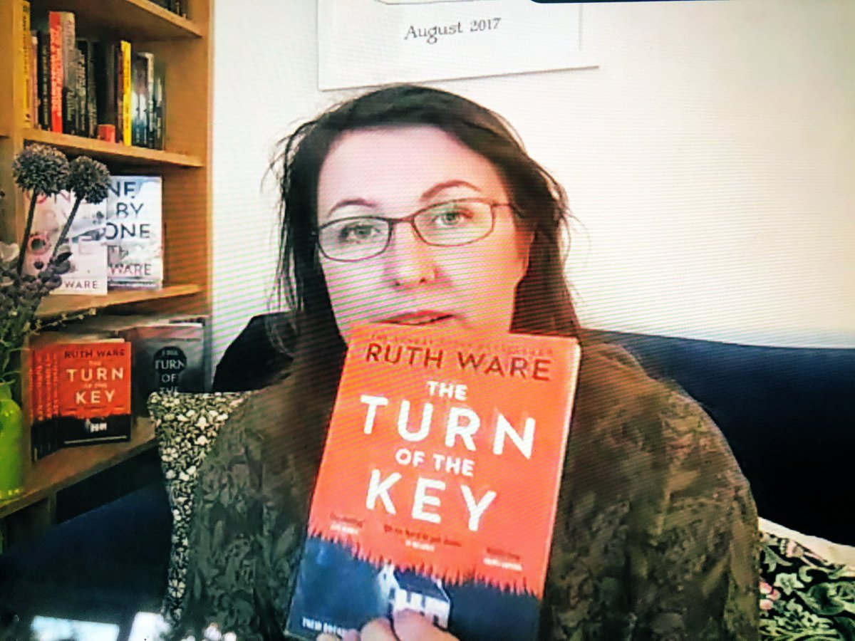 writer_suzy's tweet photo. We’re going through these amazing readers #OneByOne. @RuthWareWriter scares the pants off us in the Highlands. Hear that key creaking in the lock? 🗝 😱#TurnOfTheKey #VNATB https://t.co/oC2V7jIzX1