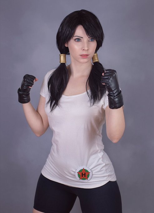 Videl is back! 😁  I felt nostalgic, so I reshoot my old-"new" costume. 😄 I quickly remade the acceasories<a href="/tag/tr25"class="tags"><span>#tr25</span></a>
